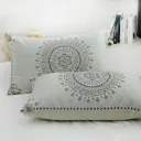 Mandela Pillowcase Gray Green