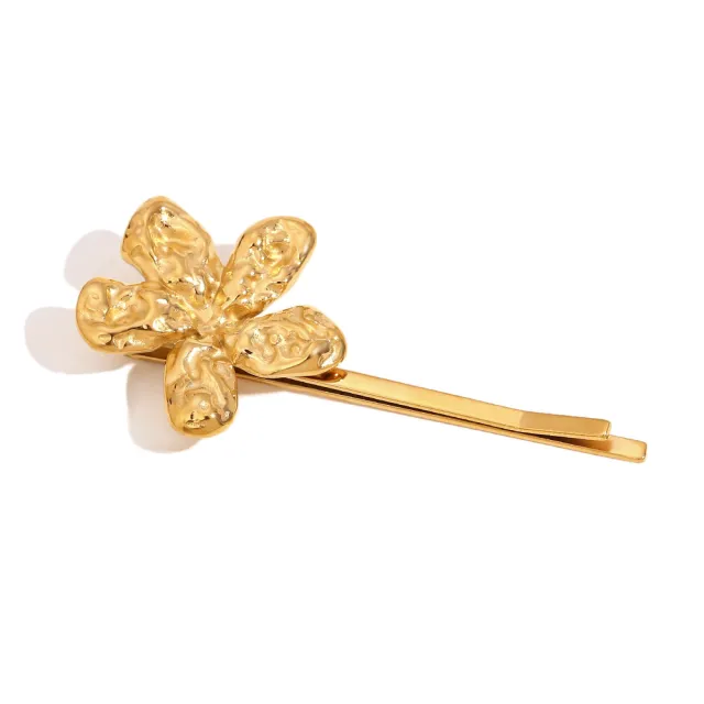 Fashion Retro Minority Design Hair Accessories Stainless Steel Gold - Shop at LoveMi