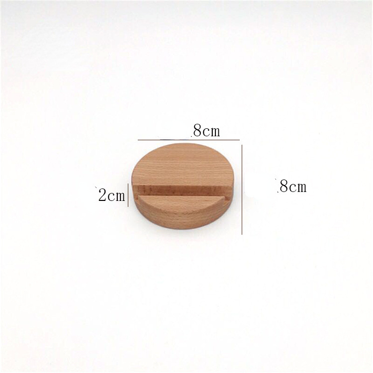 New Simple Universal Portable Solid Wood Cell Phone Racks