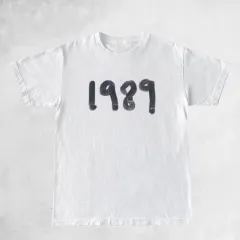 Summer Women Letter Print Vintage T-Shirt - White - View 1