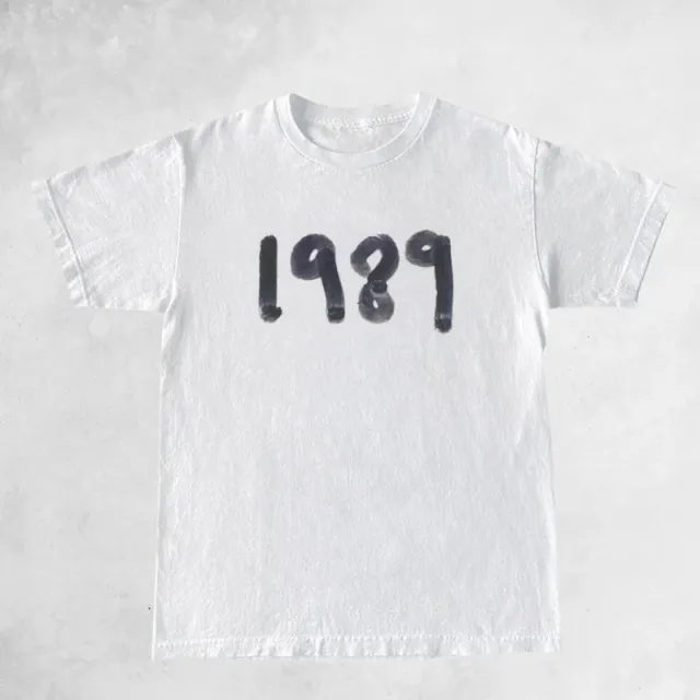 Summer Women Letter Print Vintage T Shirt White - Shop at LoveMi