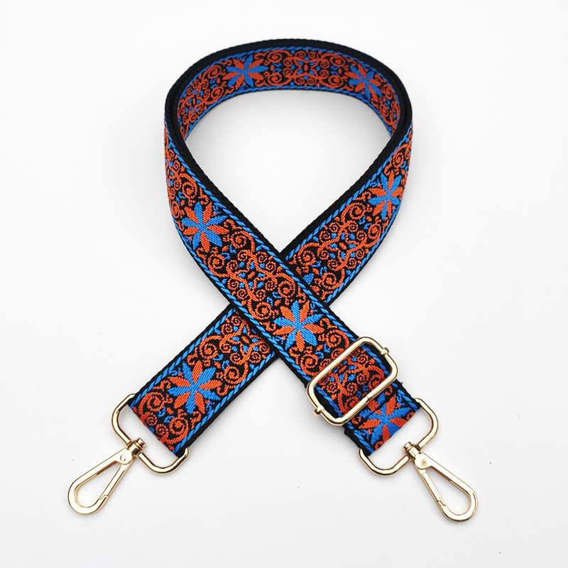 A Blue Orange Gold Buckle