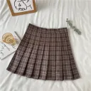 Coffee Color Small Plaid