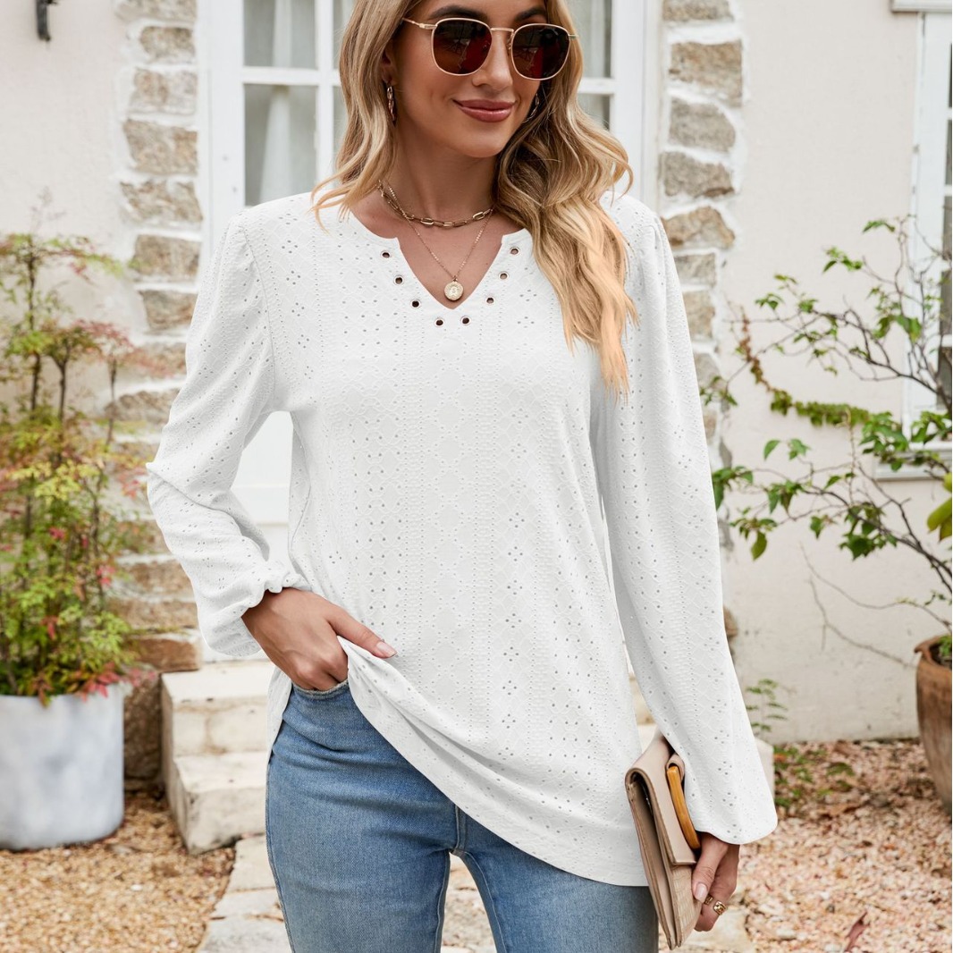 Long-sleeve Figure-flattering Top Thats Breathable And Comfortable 2