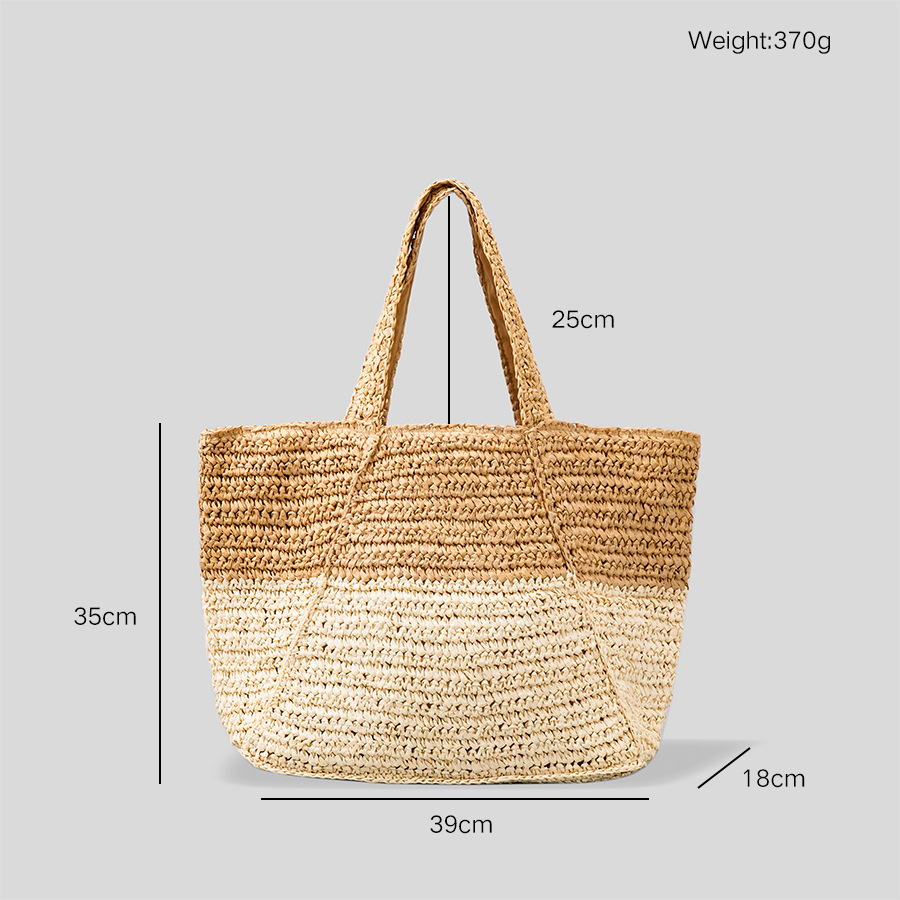 Title 1, New Large Capacity Trend Straw Casual Simple Sh...