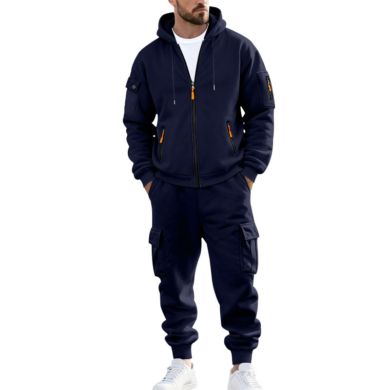 Mens Casual Sportswear Workwear Trendy Set