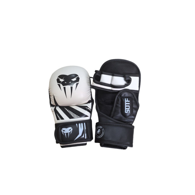 Men's Boxing Half-finger Sanda Gloves 4