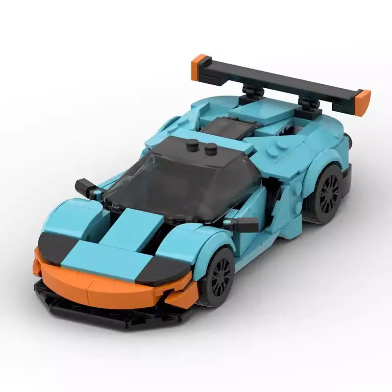MOC Domestic Building Blocks Car Model Assembly Sports Car Racing GT 8 Toy Gift