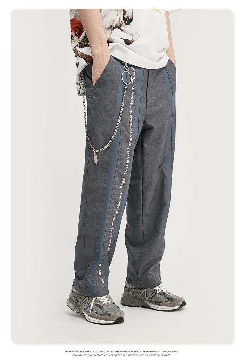 Title 7, Casual straight suit trousers