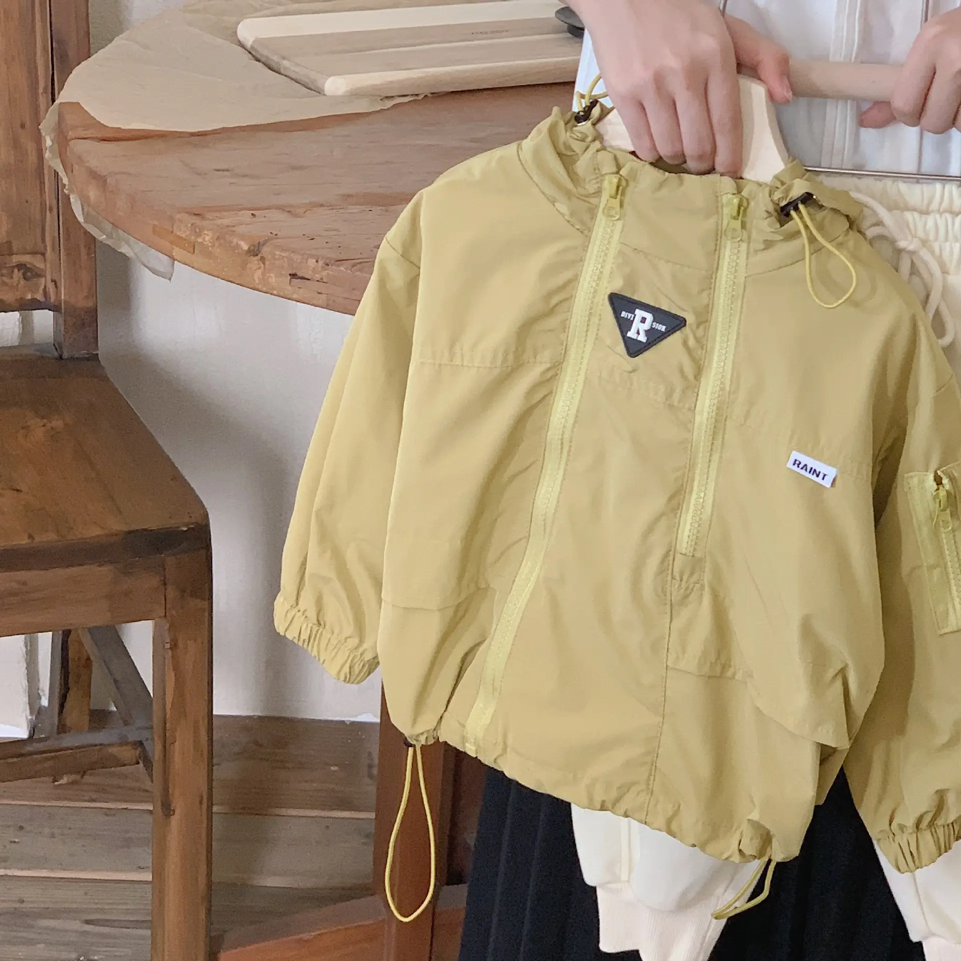 Solid Color Coat Baby Fashion Simple