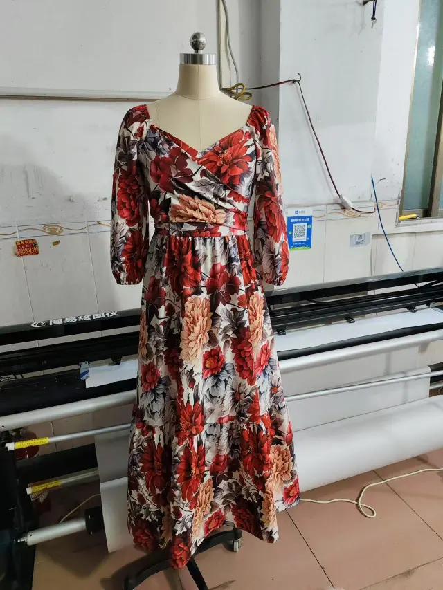 Autumn Fashion Plus Size Button Swing Dress - Shop at LoveMi
