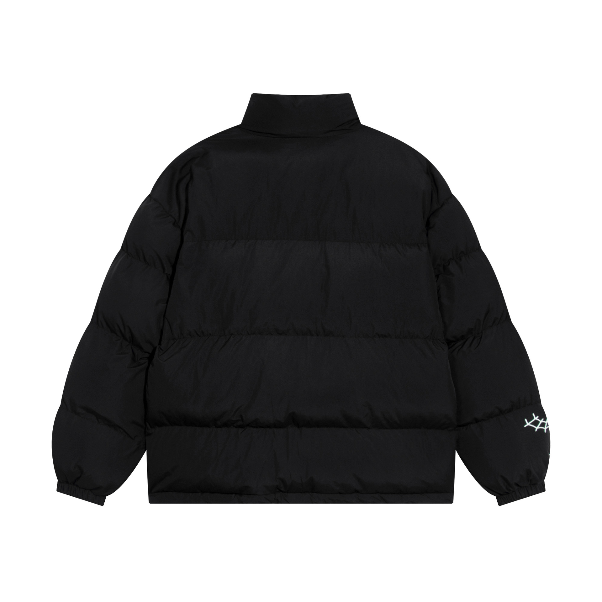 American Retro Hip Hop Embroidery Cotton-padded Coat Couple Winter Warm