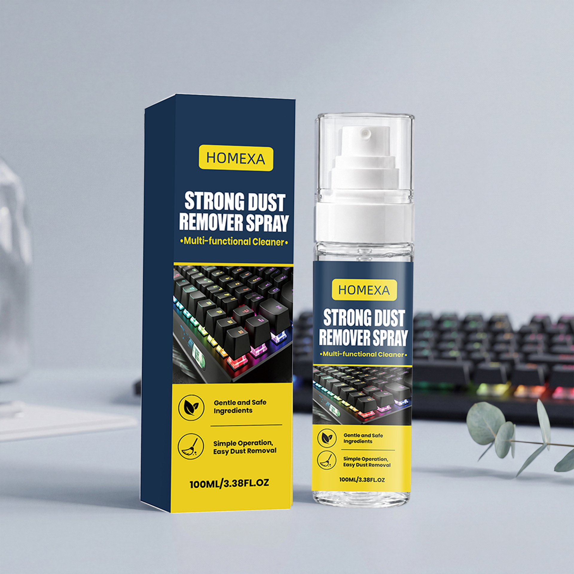 HOMEXA Computer Keyboard Dust-Removal And Anti-Dust Cleaning Spray