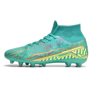 High-top Youth Spike Turf Soccer Shoes - Long Nail Moonlight-35