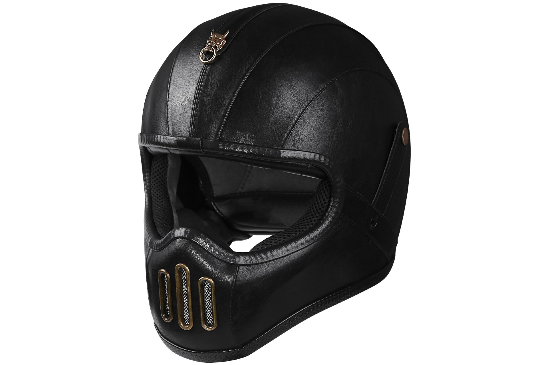 Small-shell Retro Helmet For Motorcycles, Cruisers, And Scooters