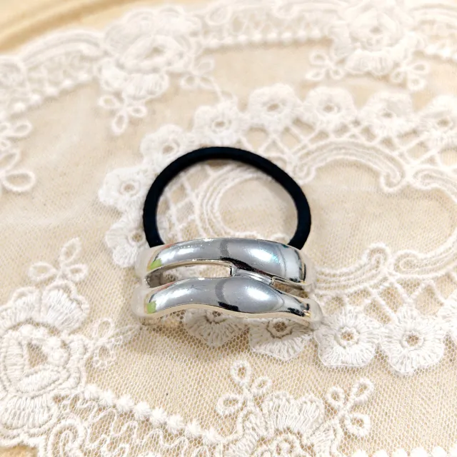 Jewelry Headdress Alloy Ponytail Belt Tire Simple Fashion Silver Hollow - Shop at LoveMi