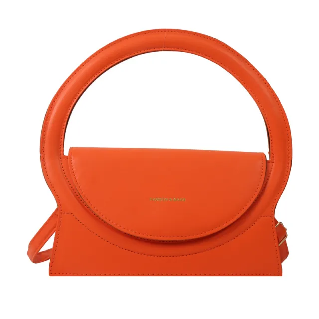 Fashion Western Temperament Simple Portable Shoulder Messenger Bag Orange - Shop at LoveMi