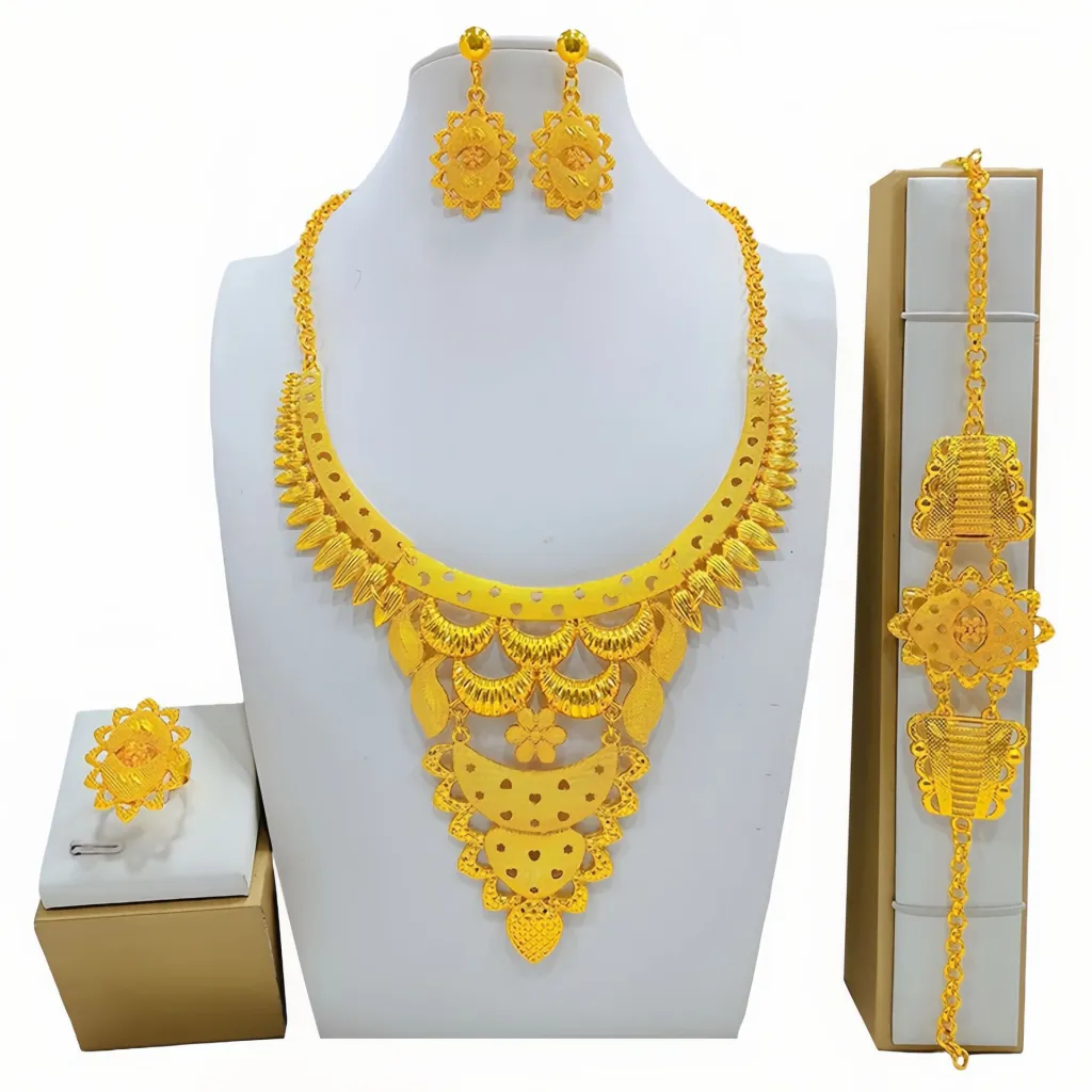 Women's Fashion All-match Jewelry Mirror Jewelry Suit - St631