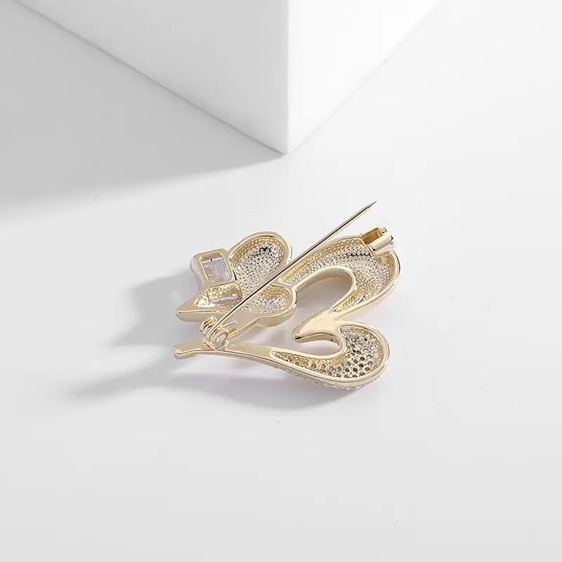 Pin Shawl Buckle Heart-to-heart Brooch