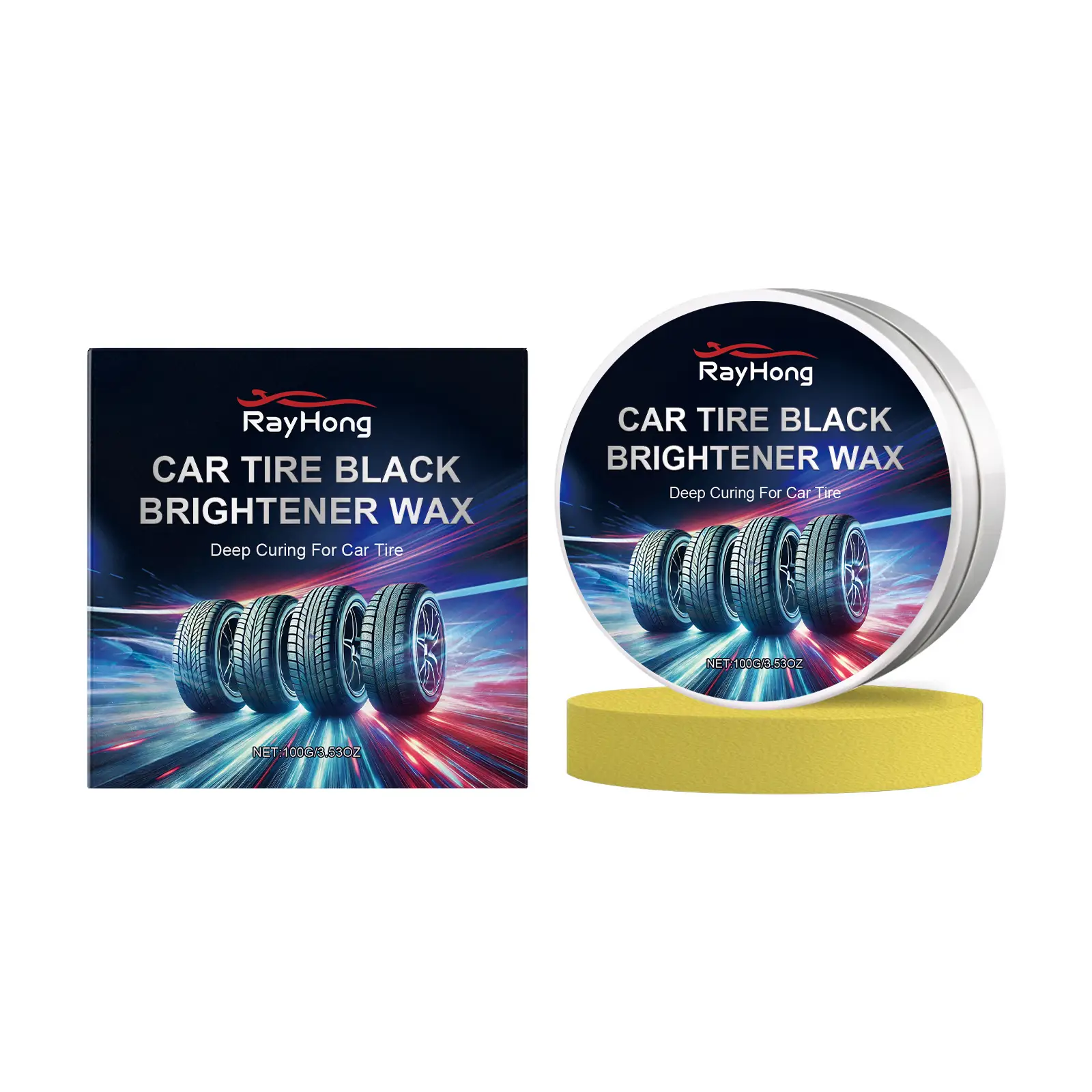 Car Tire Polishing Paster Refurbished