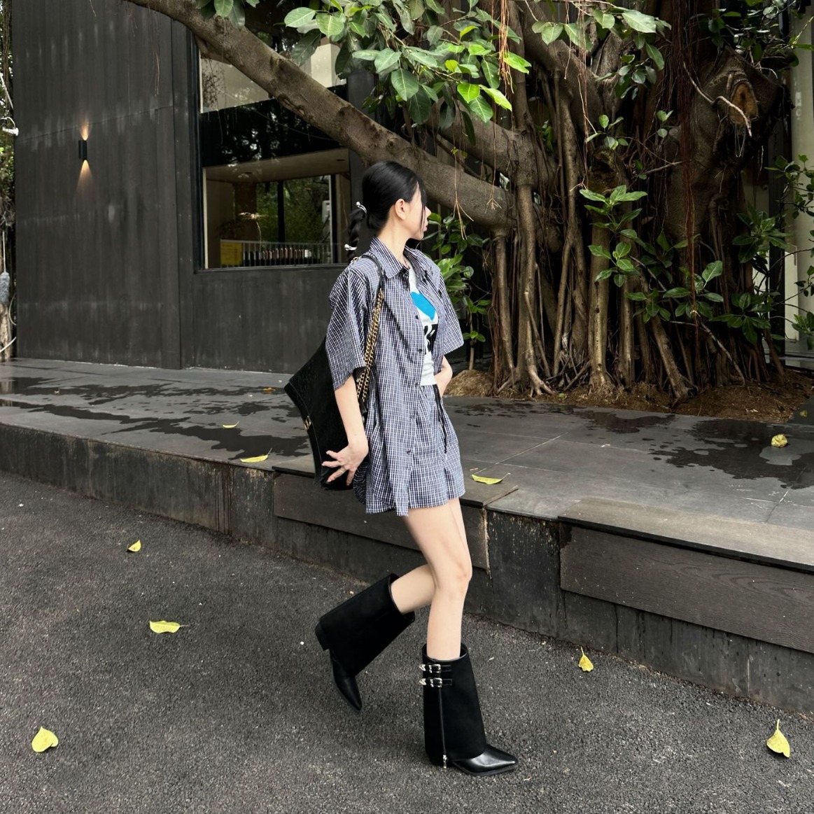 Studded Mid-Calf Boots, picture 2 of 4