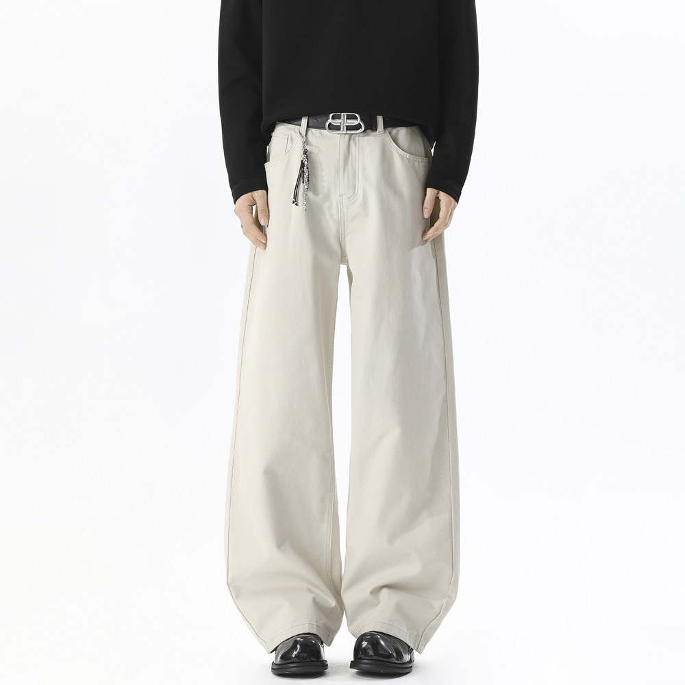 Solid-color Washed Casual Pants For Men — vue 2