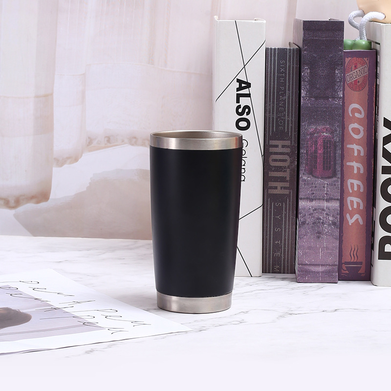 20oz Car Mug 304 Stainless Steel Double-Wall Vacuum Insulated Bottle