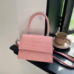 Casual Handbag Stylish And Simple - Pink - View 1