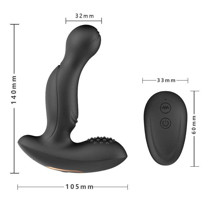 Button Butt Plug Vibrators G-spot Vibration Massager 4