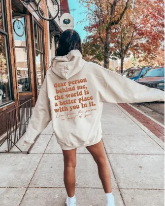 Drop-shoulder Sleeve Rib Hooded Sweater - Khaki