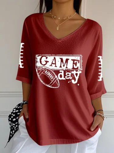 Striped Crew neck Loose fit Women's Top Nsy27125080503 Xxl - Shop at LoveMi