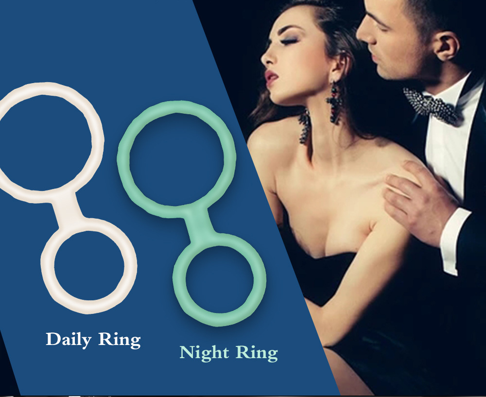 Men's Silicone Exerciser Delay Lantern Ring 11