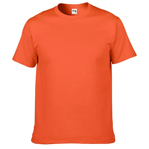 Thick T shirt Jie Dan HA00 Hammer Cotton Short Sleeve TEE Blank T shirt Customization Orange - Shop at LoveMi