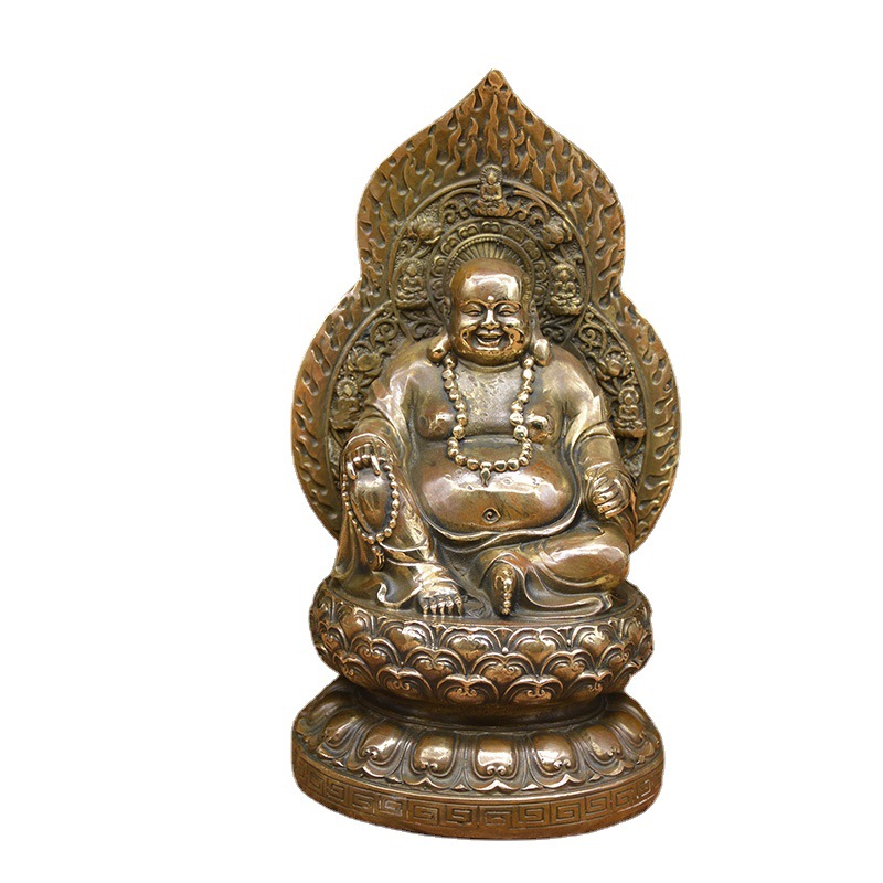 Antique Backlight Copper Kwan-yin Gift Decoration - Image 4