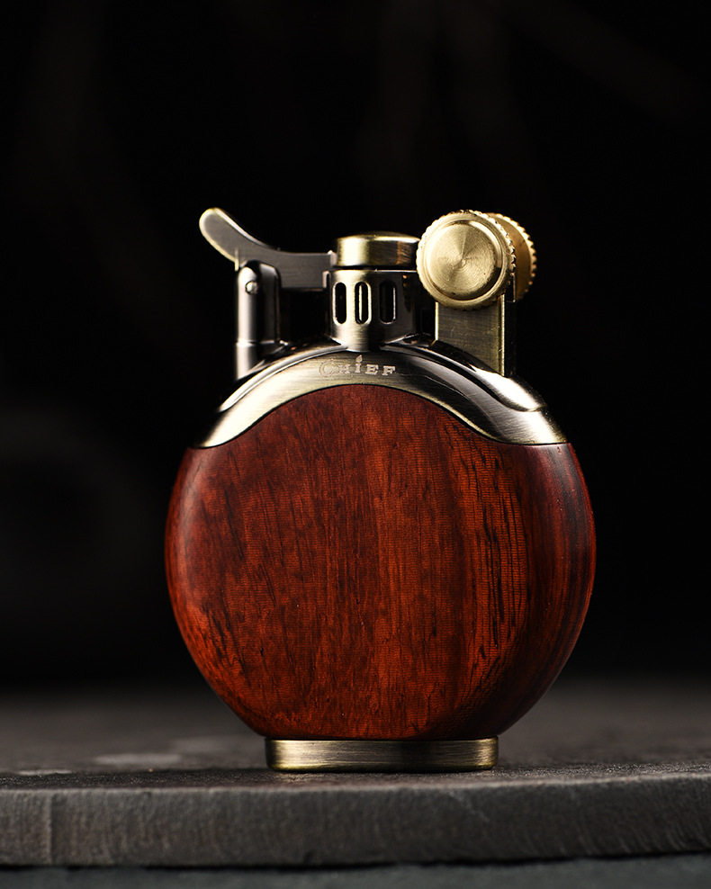 Vintage Wooden Carved Lighters – Stylish, Handcrafted, and Unique