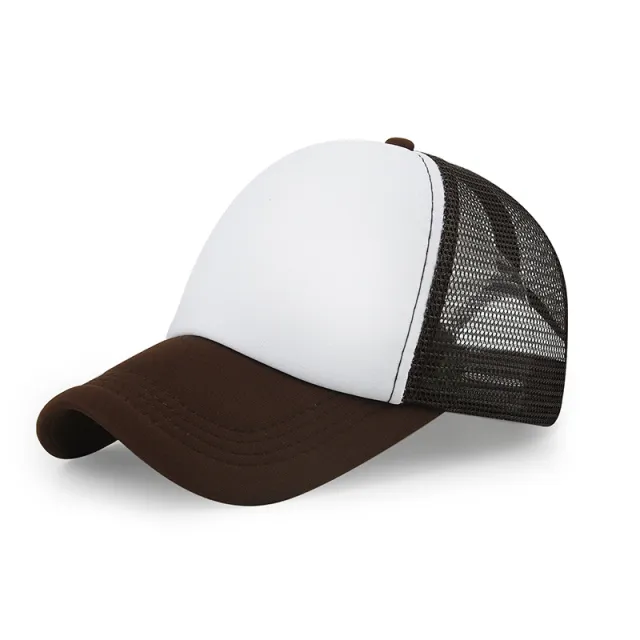 Fisherman Polyester Cotton Sunshade Peaked Baseball Cap Brown - Shop at LoveMi