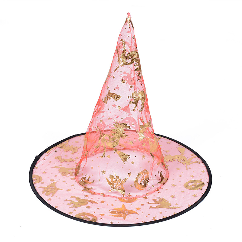 Halloween bar party stage performance decoration witch hat