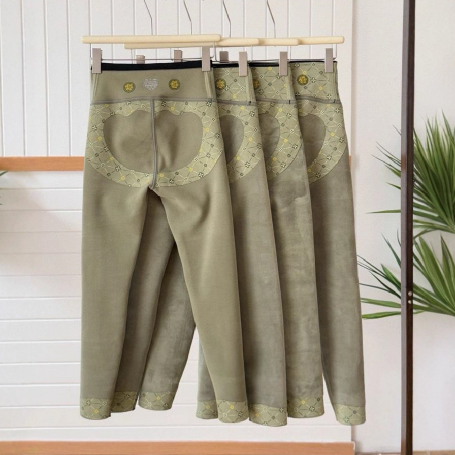 AutumnWinter Fleece-Lined Thickened Butt-Lifting Slimming Outerwear Yoga Leggings