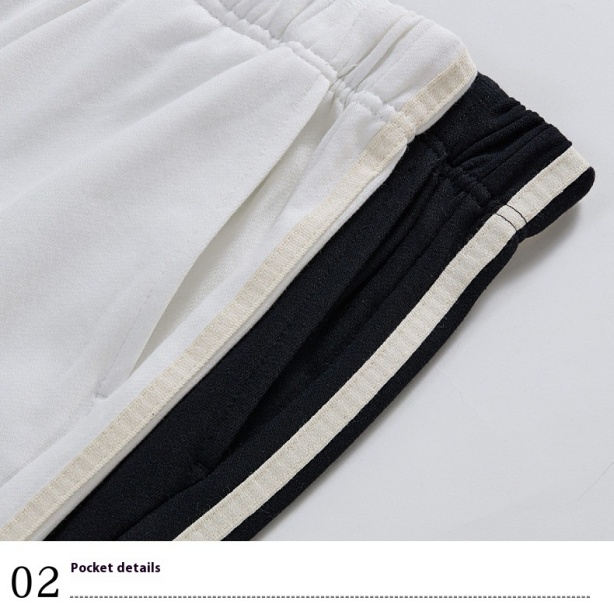 Cotton Terry High Street Track Loose Autumn Sweatpants