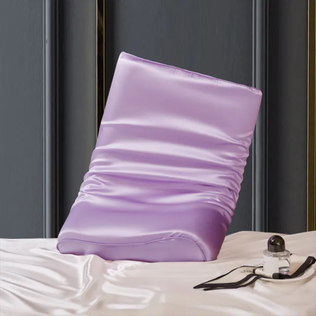 Silk Latex Pillowcase Double sided Lavender Purple - Shop at LoveMi