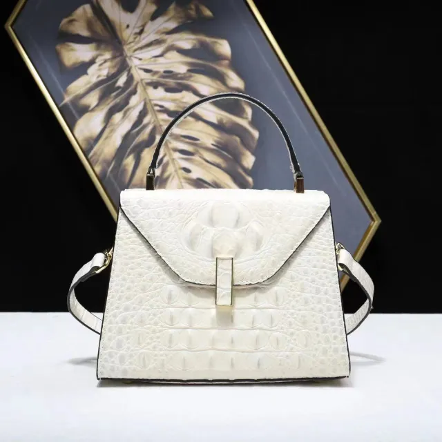 Women's Leather Shoulder Bag Casual Crossbody Handbag Beige - Shop at LoveMi