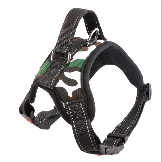 Explosion proof Medium Large Dog Pet Saddle Chest Strap White Camo - Shop at LoveMi