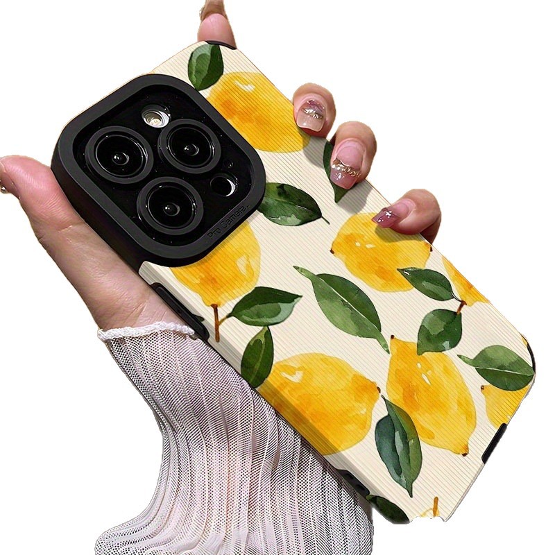 Light Sweet Lemon Suitable for 17Promax Phone Case Pupil Eyes 4