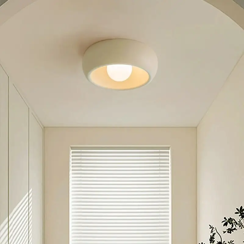 Entrance Ceiling Lamp Trending Creative Cream Household