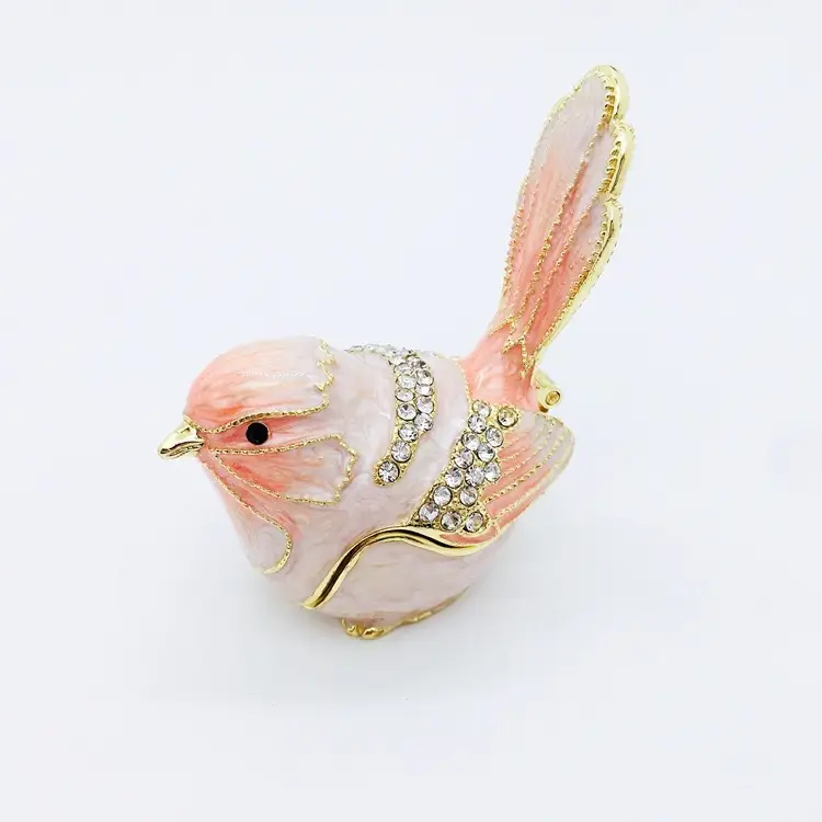 Bird Creative Ring Necklace Earring Storage Box