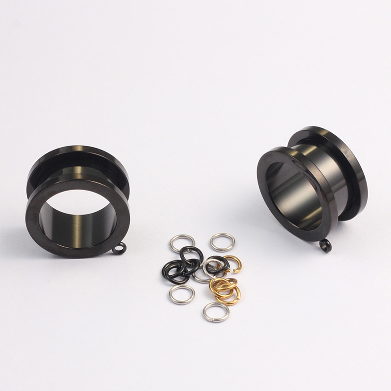 Pulley Pendant Ear Extender Electroplating Simple Hollow Hanging Ring Auricle