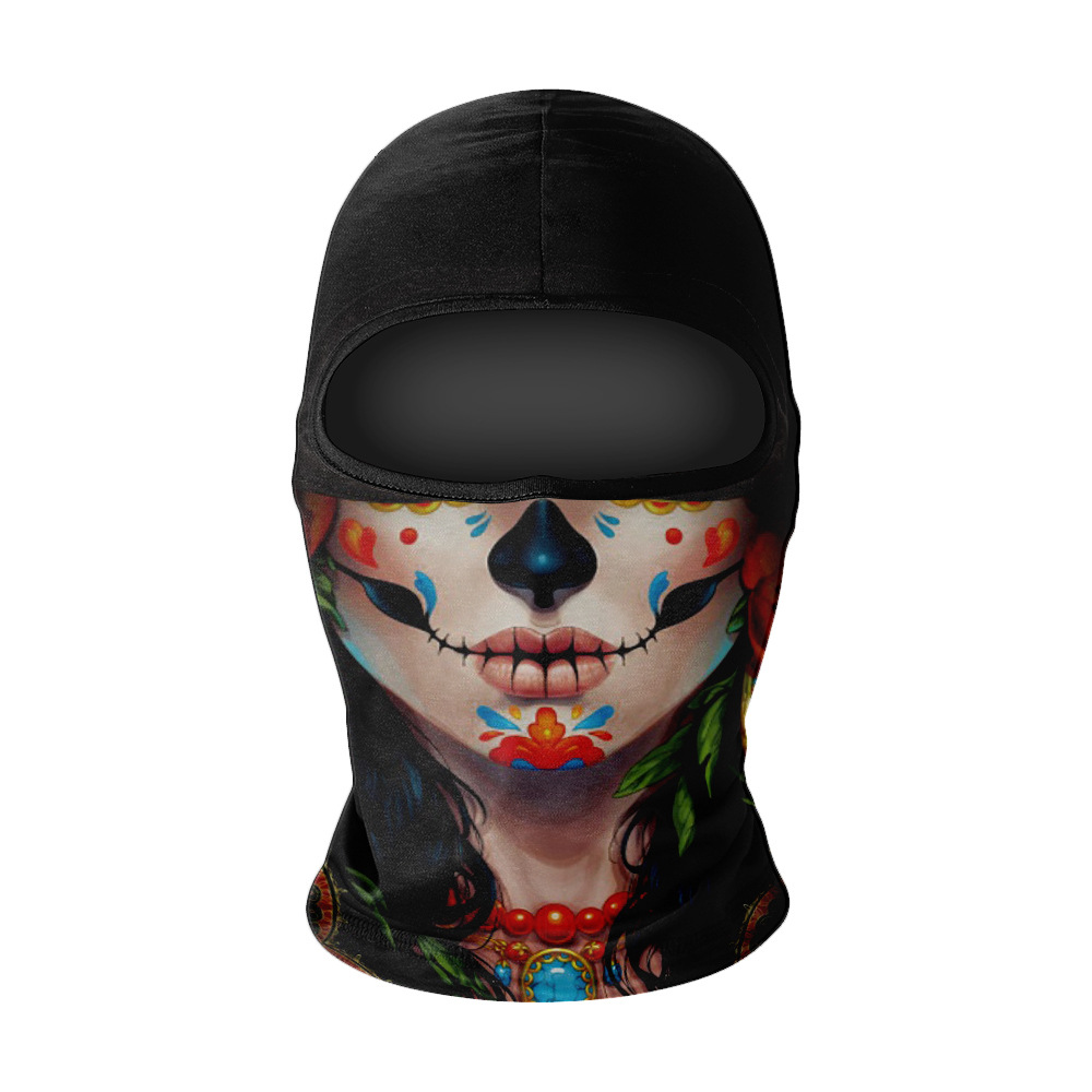 Summer Breathable Full Face Outdoor Sun Protection Quick-drying Ice Silk Headgear 19