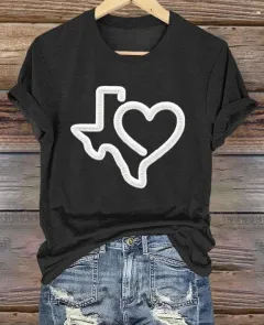 Short Sleeve T-shirt Printed Summer Fashion Tops - Gda212-4Xl - View 1