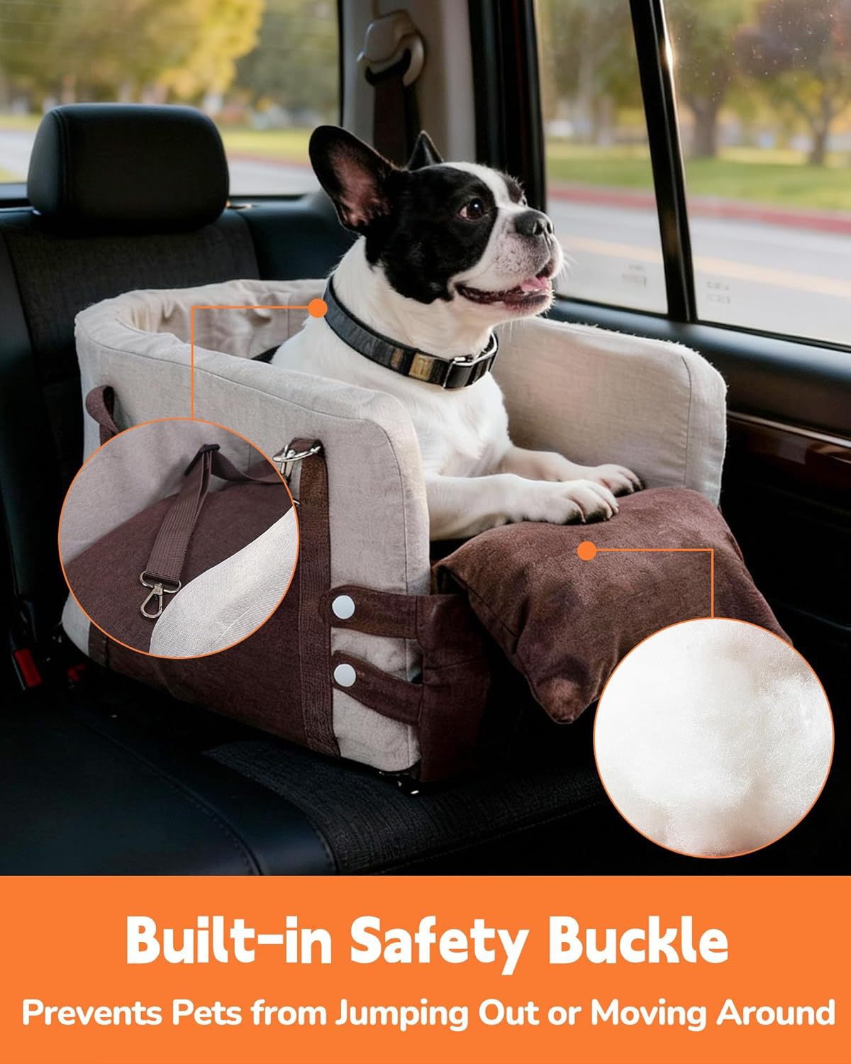 New Portable Car Seat For Small Dogs detail photo 3