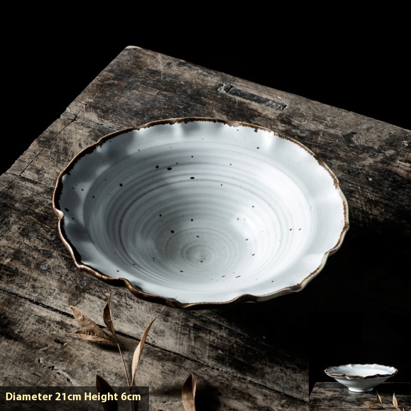 8.5inches peonyBowl White Mist